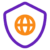 Logo Depicting An Internet Security Shield, Symbolizing Protection And Safety In The Digital Realm.