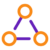 A Triangle With Three Evenly Spaced Circles Positioned On Its Surface, Creating A Geometric Design.